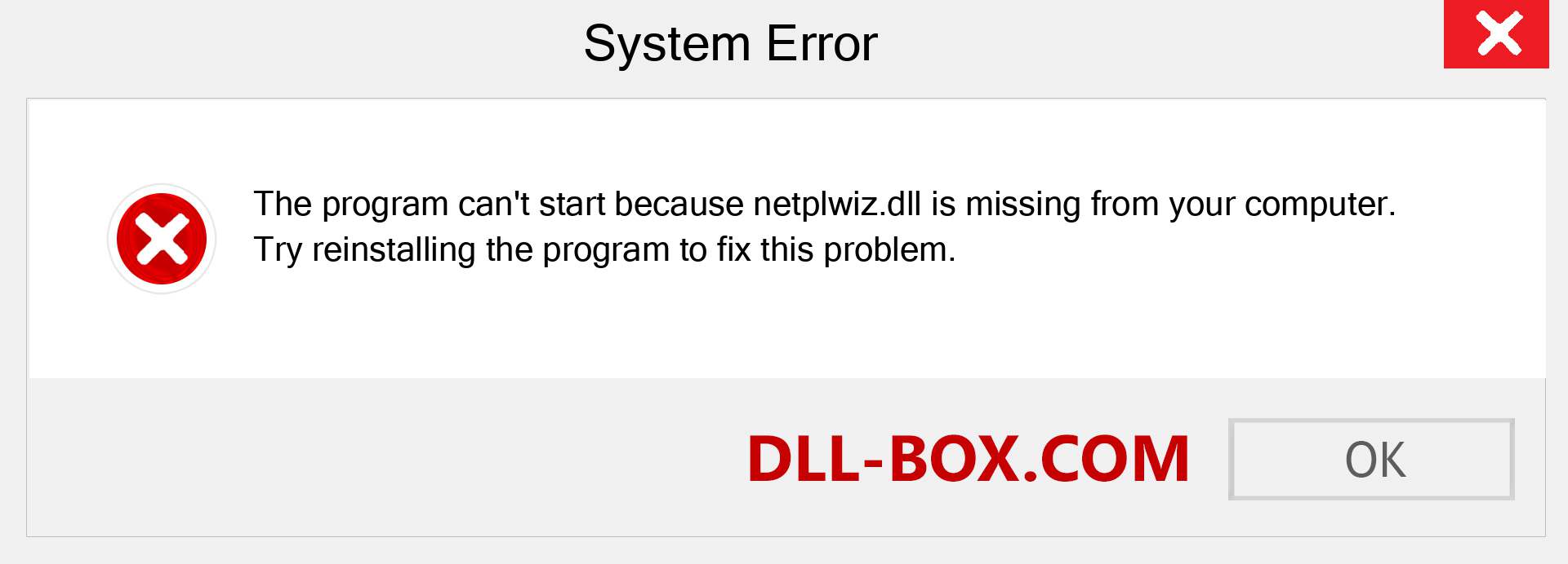  netplwiz.dll file is missing?. Download for Windows 7, 8, 10 - Fix  netplwiz dll Missing Error on Windows, photos, images